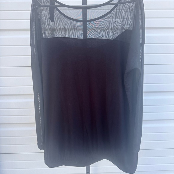 Lane Bryant Black Blouse with Embellished Details size 14/16 - Picture 7 of 10